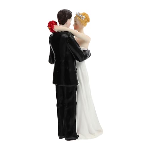 BESTonZON 1stück Hochzeitstorte Topper Resin Braut Und Bräutigam Dekoration Für Hochzeitsfeiern Tortenaufsatz Für Festliche Anlässe Lebensechte Figuren Schaffung Romantischen BESTonZON 1stück Hochzeitstorte Topper Resin Braut Und Bräutigam Dekoration Für Hochzeitsfeiern Tortenaufsatz Für Festliche Anlässe Lebensechte Figuren Schaffung Romantischen von BESTonZON