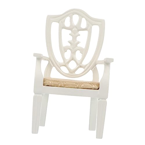 BESTonZON 1 Stück Sessel Kleiner Stuhl Stuhlmodell Musterstuhl Stuhl Holzstuhl Pädagogisches Mini-hausstuhl Miniatur-esstischstuhl Simulationsstuhl Weiß Hölzern BESTonZON 1 Stück Sessel Kleiner Stuhl Stuhlmodell Musterstuhl Stuhl Holzstuhl Pädagogisches Mini-hausstuhl Miniatur-esstischstuhl Simulationsstuhl Weiß Hölzern von BESTonZON