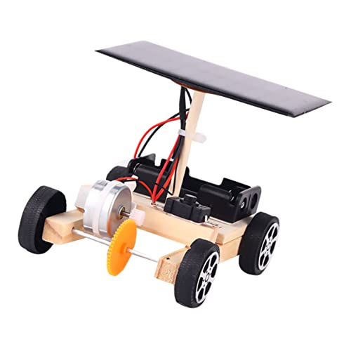 BESTonZON 1 Stück handgefertigtes Solar-Elektroauto ferngesteuertes Auto Wissenschaftsspielzeug solar Auto solar Werkzeug Auto kreatives technisches Colorful von BESTonZON