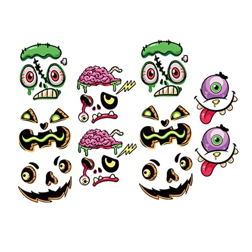 BESTonZON 10 Blätter Halloween- -Aufkleber Aufkleber Für Die Schultasche Halloween-kostüm-Aufkleber Halloween-Party-Requisite DIY-kürbisaufkleber Party Gefälligkeiten Wandtattoos PVC BESTonZON 10 Blätter Halloween- -Aufkleber Aufkleber Für Die Schultasche Halloween-kostüm-Aufkleber Halloween-Party-Requisite DIY-kürbisaufkleber Party Gefälligkeiten Wandtattoos PVC von BESTonZON