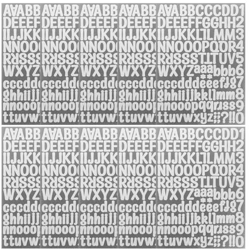 BESTonZON 10 Blatt Selbstklebende Buchstaben Zahlen Aufkleber Glitzer Silber für Scrapbook Dekoration DIY Geschenkverpackung Vielseitig Verwendbar Glatten Oberflächen BESTonZON 10 Blatt Selbstklebende Buchstaben Zahlen Aufkleber Glitzer Silber für Scrapbook Dekoration DIY Geschenkverpackung Vielseitig Verwendbar Glatten Oberflächen von BESTonZON