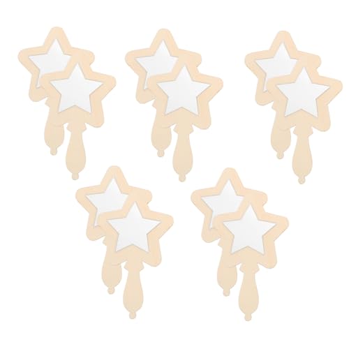 BESTonZON 10 Kleine Spiegel Make Up Lichtspiegel Beleuchteter Spiegel Für Make Up Kosmetikspiegel DIY Spiegel Unlackierte Holzspiegel Für DIY Projekte Spiegel Für Kinderzimmer Beige BESTonZON 10 Kleine Spiegel Make Up Lichtspiegel Beleuchteter Spiegel Für Make Up Kosmetikspiegel DIY Spiegel Unlackierte Holzspiegel Für DIY Projekte Spiegel Für Kinderzimmer Beige von BESTonZON