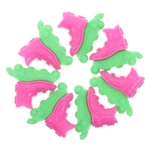 BESTonZON Niedliche Rollschuhe Fürs Puppenhaus 10 Paar Mini-Skates Für Puppen- -spaß BESTonZON Niedliche Rollschuhe Fürs Puppenhaus 10 Paar Mini-Skates Für Puppen- -spaß von BESTonZON