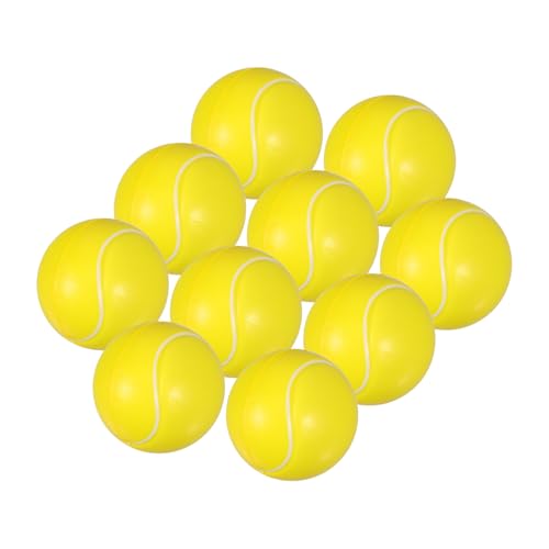 BESTonZON 10 Pcs Kids Squeeze Bälle Schaum Tennis Stress Bälle Düster Bälle Schwamm Bälle Mini Sportbälle Für Teenager Squeeze Toys Birthday Party Bevorzugt Entspannende Spielzeuge von BESTonZON