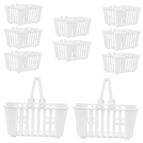 BESTonZON 10 STK Puppenhaus Einkaufskorb Klappbare Schneidemaschine Textmarker Outdoor -Korb Speisekammer Weidenkörbe Mehrschichtige Ordner Aufblasbare Fußstütze Scheffel Würfel Weiß Plastik BESTonZON 10 STK Puppenhaus Einkaufskorb Klappbare Schneidemaschine Textmarker Outdoor -Korb Speisekammer Weidenkörbe Mehrschichtige Ordner Aufblasbare Fußstütze Scheffel Würfel Weiß Plastik von BESTonZON