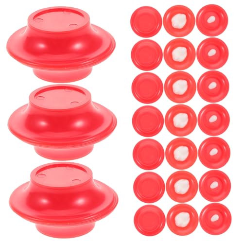 BESTonZON 10 Sätze Hühnermagie Zauberer Kleines Hühnchenspielzeug Chick Toy Streiche Für -Huhn- Mini- Für Eier Plastik Rot BESTonZON 10 Sätze Hühnermagie Zauberer Kleines Hühnchenspielzeug Chick Toy Streiche Für -Huhn- Mini- Für Eier Plastik Rot von BESTonZON