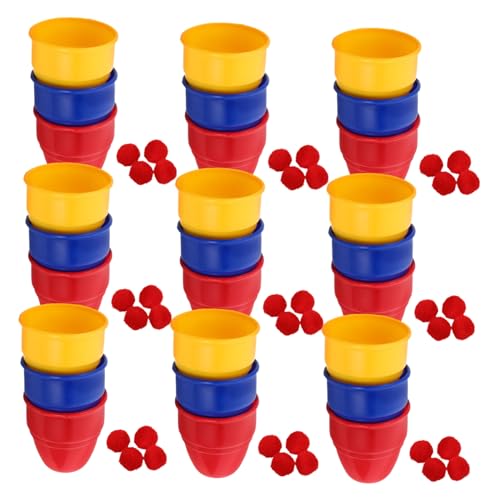 BESTonZON 10 Sätze Magische Zauberbecher und Bälle Set Trickprop für Anfänger Leichtes Party Accessoire für Bühnenauftritte und Familienfeiern von BESTonZON