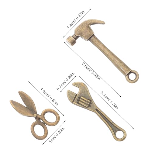 BESTonZON 10 Sets Winzige Werkzeuge Scheren Miniaturwerkzeuge Für Puppenhäuser Realistische Puppenhaus Bastelwerkzeuge Reparaturspielzeug Mini Schraubenschlüssel Miniatur Abzieher BESTonZON 10 Sets Winzige Werkzeuge Scheren Miniaturwerkzeuge Für Puppenhäuser Realistische Puppenhaus Bastelwerkzeuge Reparaturspielzeug Mini Schraubenschlüssel Miniatur Abzieher von BESTonZON