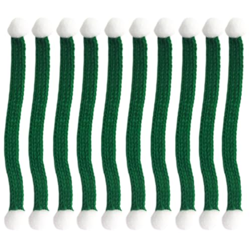 BESTonZON 10 Stück Accessoire Aus Rotem Wollschal Puppe Weihnachtsdekoration Drinnen Mini Gestrickt Stoff Dekorationen Basteln Sie Einen Weihnachtsschal Weihnachten Green Strickgarn BESTonZON 10 Stück Accessoire Aus Rotem Wollschal Puppe Weihnachtsdekoration Drinnen Mini Gestrickt Stoff Dekorationen Basteln Sie Einen Weihnachtsschal Weihnachten Green Strickgarn von BESTonZON