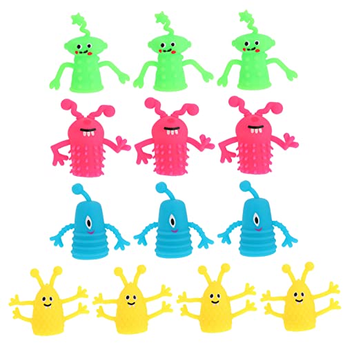 BESTonZON 10 Stück Fingerpuppe Kinderspielzeug Mini Toys dekompressionsspielzeug Holiday Toys Puppen Babywelpen Halloween - für Halloween-Fingerspielzeug von BESTonZON