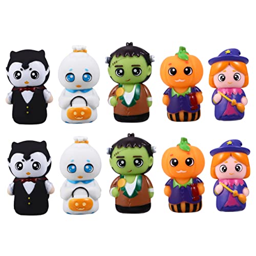 BESTonZON 10 Stück Fingerpuppen für Interaktive Handpuppen für Eltern Junge Mädchen Spiele für Halloween Partys und Kreatives Geschichtenerzählen BESTonZON 10 Stück Fingerpuppen für Interaktive Handpuppen für Eltern Junge Mädchen Spiele für Halloween Partys und Kreatives Geschichtenerzählen von BESTonZON