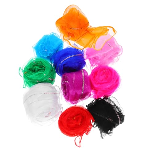 BESTonZON 10 Stück Kinderschal Kleinkinderschal Für Mädchen Tanzschals Quadratische Jonglierschals Show Bewegungsschals Bunte Schals Zum Für Mini Schals Zum Basteln Kleines BESTonZON 10 Stück Kinderschal Kleinkinderschal Für Mädchen Tanzschals Quadratische Jonglierschals Show Bewegungsschals Bunte Schals Zum Für Mini Schals Zum Basteln Kleines von BESTonZON
