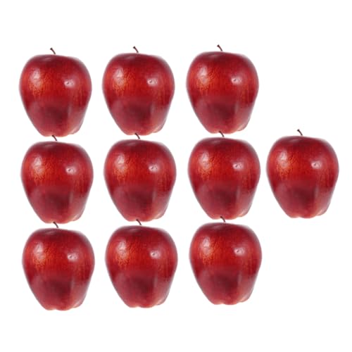 BESTonZON 10 Stück Künstliche Äpfel Realistische Foaming Delicious Modelle für Fotografie Deko und Obstkörbe für Heim und Gastronomiedekoration BESTonZON 10 Stück Künstliche Äpfel Realistische Foaming Delicious Modelle für Fotografie Deko und Obstkörbe für Heim und Gastronomiedekoration von BESTonZON