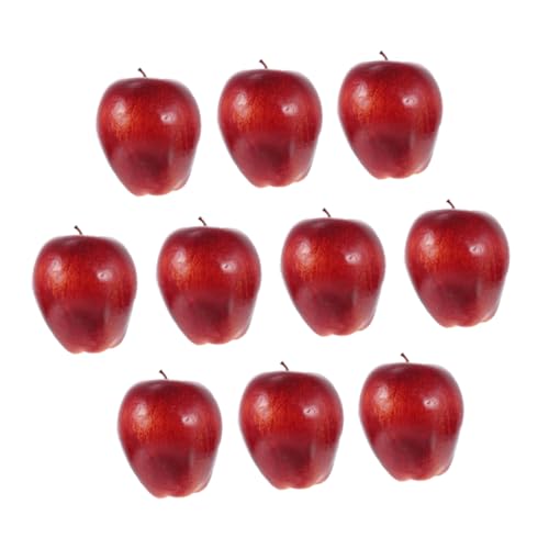 BESTonZON 10 Stück Künstliche Rote Äpfel Simulation Äpfel Modelle für Dekoration Fotografie Requisiten Heimdekoration Obstkorb Realistische Nachbildung für Küche und Sommerdeko BESTonZON 10 Stück Künstliche Rote Äpfel Simulation Äpfel Modelle für Dekoration Fotografie Requisiten Heimdekoration Obstkorb Realistische Nachbildung für Küche und Sommerdeko von BESTonZON