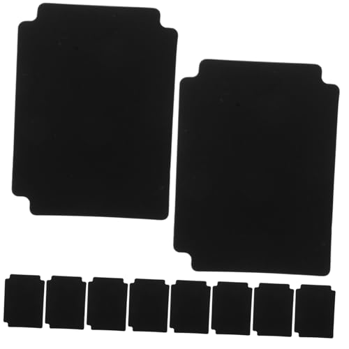 BESTonZON 10 Stück Massenkarten-abstandshalter MTG-kartenspeicher Spiel Poker Bindemittel Inhaber Sport Teiler Handel Plastikhüllen Für Baseballkarten MTG-zubehör Black Pp von BESTonZON