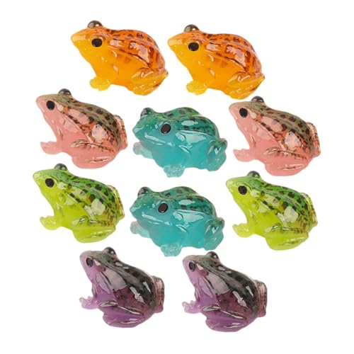 BESTonZON 10 Stück Mikrolandschaftsfrosch Miniatur Figuren Schwimmbad Dinosaurier Mini-tierdekor Froschfigur Kleine Büroeinrichtung Mini-hausdekoration Süßes Bürodekor Harz BESTonZON 10 Stück Mikrolandschaftsfrosch Miniatur Figuren Schwimmbad Dinosaurier Mini-tierdekor Froschfigur Kleine Büroeinrichtung Mini-hausdekoration Süßes Bürodekor Harz von BESTonZON