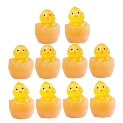BESTonZON 10stücke Mini Resin Nachtleuchtende Küken Und Enten Figuren Für Garten Und Puppenhaus Süße Deko Für Landschaft Und Bonsai Für Projekte BESTonZON 10stücke Mini Resin Nachtleuchtende Küken Und Enten Figuren Für Garten Und Puppenhaus Süße Deko Für Landschaft Und Bonsai Für Projekte von BESTonZON