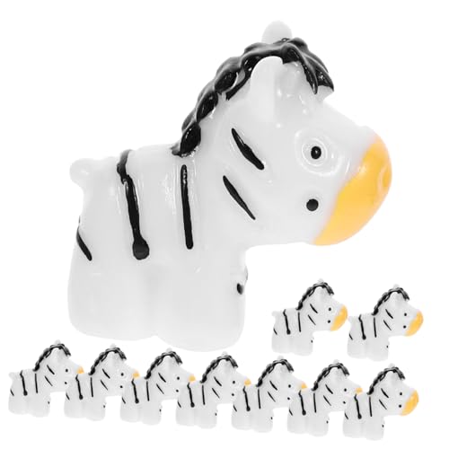 BESTonZON 10 Stück Mini-Zebra-Ornament Plüsch Dekoration Klein Miniatur Zebra-Statue Terrariumdekor Gefälscht Zebra-Figuren Winzig Mini-keramiktier Lustiges Saftiges Weiß BESTonZON 10 Stück Mini-Zebra-Ornament Plüsch Dekoration Klein Miniatur Zebra-Statue Terrariumdekor Gefälscht Zebra-Figuren Winzig Mini-keramiktier Lustiges Saftiges Weiß von BESTonZON