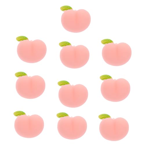 BESTonZON 10 Stück Niedliche Pfirsich Squeeze Toys aus Sicherem Silikon als DIY Zubehör für Handyhüllen Stressabbauendes Tragbares Anti Stress Finger und Hände BESTonZON 10 Stück Niedliche Pfirsich Squeeze Toys aus Sicherem Silikon als DIY Zubehör für Handyhüllen Stressabbauendes Tragbares Anti Stress Finger und Hände von BESTonZON