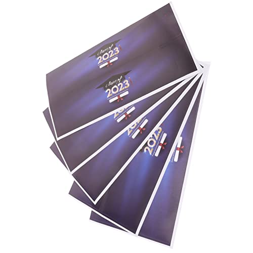 BESTonZON 10 Stück Personalisierter Aufkleber Für Wasserflaschen Mit Abschluss Modernes Panel Tassen Potentiometer Starterspender Armaturenbrett Kanister Gartenschild Dekorationen von BESTonZON