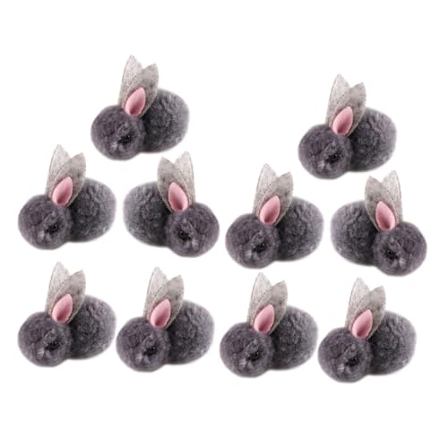 BESTonZON 10 Stück Plüschhase Einhorn Meerschweinchen Babypuppe Plüschtiere Krabbelkrabbe Babyspielzeug Puppen Kaninchen Ausgestopfter Hase Süßes Zubehör Plüsch von BESTonZON