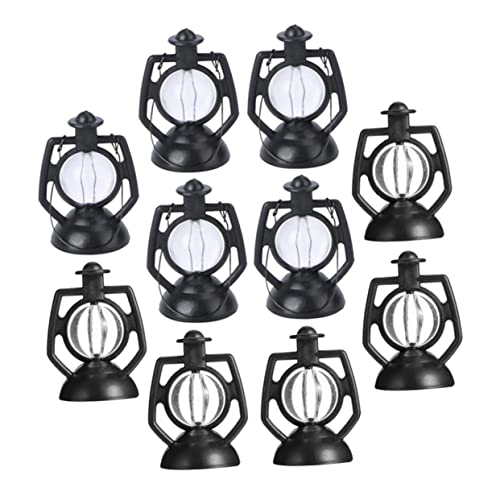 BESTonZON 10 Stück Retro Petroleumlampen Ornamente Laternen Puppenhaus Petroleumlichter Retro Foto Requisiten Mini Puppenmöbel Miniatur Szenenzubehör Retro Petroleumlampen BESTonZON 10 Stück Retro Petroleumlampen Ornamente Laternen Puppenhaus Petroleumlichter Retro Foto Requisiten Mini Puppenmöbel Miniatur Szenenzubehör Retro Petroleumlampen von BESTonZON