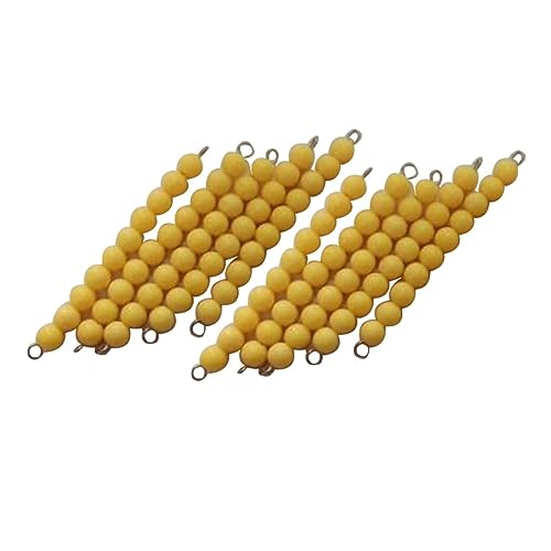 BESTonZON 10 Stück Schnur pädagogisches Mathespielzeug Mathe-Spielzeug mit Perlenkette Mathespielzeug für Kinder Lernspielzeug für Kleinkinder Kreatives Spielzeug für Kinder Yellow BESTonZON 10 Stück Schnur pädagogisches Mathespielzeug Mathe-Spielzeug mit Perlenkette Mathespielzeug für Kinder Lernspielzeug für Kleinkinder Kreatives Spielzeug für Kinder Yellow von BESTonZON