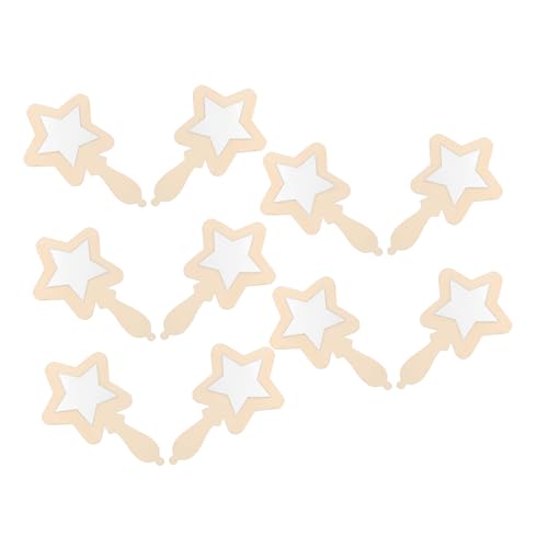 BESTonZON 10 Stücke Holz Handwerk Spiegel Vorschule Unfinished Lackierbar Spiegel Kit Für Kinder BESTonZON 10 Stücke Holz Handwerk Spiegel Vorschule Unfinished Lackierbar Spiegel Kit Für Kinder von BESTonZON