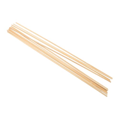 BESTonZON 10 Stück Streifen Mit Drachenstäben Für Drachen Dünne Stäbe Drachenbauzubehör Holzdübelstäbe Drachenbauwerkzeuge Vogelkäfig Konstruktionsstäbe Beige von BESTonZON