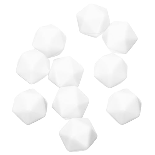 BESTonZON 10 Stück Teiliges Acryl Würfel Blanko Bastelwürfel zum Bemalen und Gravieren für DIY Blöcke Lernspaß Kreatives Basteln BESTonZON 10 Stück Teiliges Acryl Würfel Blanko Bastelwürfel zum Bemalen und Gravieren für DIY Blöcke Lernspaß Kreatives Basteln von BESTonZON