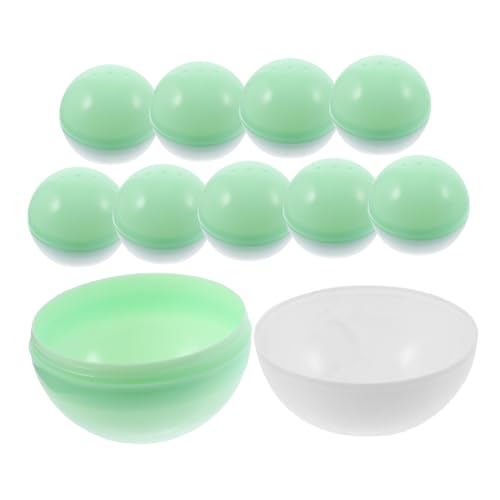 BESTonZON 10 Stück Teiliges Befüllbare Kunststoffkugeln mit Zwei Belüftungslöchern Transparente Runde Aufbewahrungsboxen für Geschenkverpackung Party Dekoration Zufällige Zufällige Farbe BESTonZON 10 Stück Teiliges Befüllbare Kunststoffkugeln mit Zwei Belüftungslöchern Transparente Runde Aufbewahrungsboxen für Geschenkverpackung Party Dekoration Zufällige Zufällige Farbe von BESTonZON
