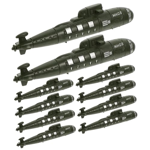 BESTonZON 10 Stück Teiliges Boot Modell aus Robustem Realistische Militärische Miniatur Submarine für Dekoration und Sammler Leichtes Design für Desktop und Party Detailreiche BESTonZON 10 Stück Teiliges Boot Modell aus Robustem Realistische Militärische Miniatur Submarine für Dekoration und Sammler Leichtes Design für Desktop und Party Detailreiche von BESTonZON
