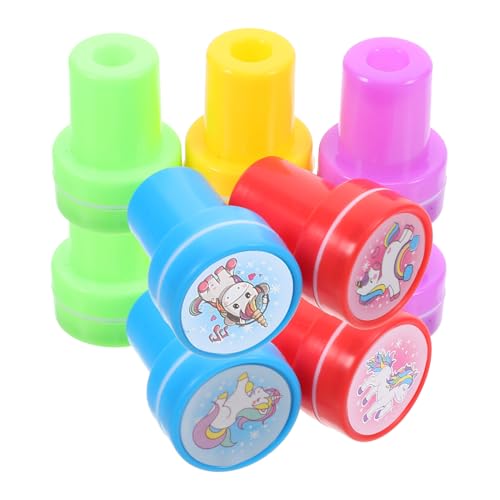 BESTonZON 10 Stück Teiliges Einhorn Stempelset für Verschiedenen Süßen Motiven Robust und Langlebig als Party Mitgebsel Belohnung und Scrapbooking Zubehör für Mädchen BESTonZON 10 Stück Teiliges Einhorn Stempelset für Verschiedenen Süßen Motiven Robust und Langlebig als Party Mitgebsel Belohnung und Scrapbooking Zubehör für Mädchen von BESTonZON