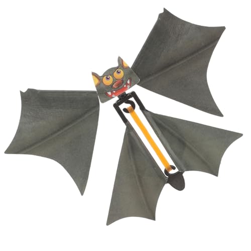 BESTonZON 10 Stück Teiliges Halloween Fledermaus Fliegende Requisiten für Partydeko Wiederverwendbar und Einfach zu Reinigen für Halloween Themenfeste und Gruselatmosphäre von BESTonZON
