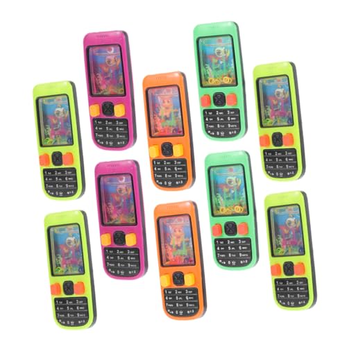 BESTonZON 10 Stück Teiliges Handheld Water Game Bunte Mini Wasserspielzeuge für Erwachsene Kreatives Handy Design als Geburtstags Partygeschenk von BESTonZON