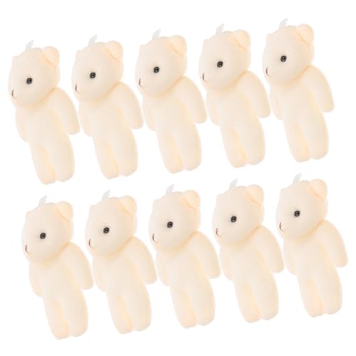 BESTonZON 10 Stück Teiliges Kleine Hängende Plüschtiere aus Weichem mit Gefüllt Niedliche Bärenanhänger für Dekorative Kuscheltier Deko BESTonZON 10 Stück Teiliges Kleine Hängende Plüschtiere aus Weichem mit Gefüllt Niedliche Bärenanhänger für Dekorative Kuscheltier Deko von BESTonZON
