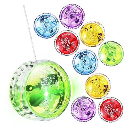 BESTonZON 10 Stück Teiliges Kleine Yo Yo Bälle aus Kunststoff Bunte Reaktionsschnelle Spielzeuge für Fingerfertigkeit Sicher für Geburtstagsgeschenk und Pädagogisches Partyzubehör BESTonZON 10 Stück Teiliges Kleine Yo Yo Bälle aus Kunststoff Bunte Reaktionsschnelle Spielzeuge für Fingerfertigkeit Sicher für Geburtstagsgeschenk und Pädagogisches Partyzubehör von BESTonZON