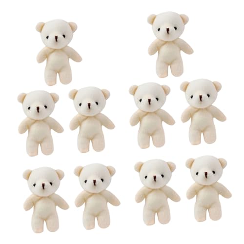 BESTonZON 10 Stück Teiliges Mini Bär Plüschtier Weicher Kleiner Schlüsselanhänger Kompakter Leichter Anhänger aus Langlebig Vielseitig als Taschen oder Schlüsselanhänger Geeignet BESTonZON 10 Stück Teiliges Mini Bär Plüschtier Weicher Kleiner Schlüsselanhänger Kompakter Leichter Anhänger aus Langlebig Vielseitig als Taschen oder Schlüsselanhänger Geeignet von BESTonZON