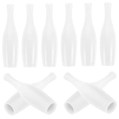 BESTonZON 10 Stück Teiliges Mini Bowling Pin Tragbares Tischspielzeug für Indoor Spielspaß mit Familie und Freunden Geeignet für Standard Bowlingtische BESTonZON 10 Stück Teiliges Mini Bowling Pin Tragbares Tischspielzeug für Indoor Spielspaß mit Familie und Freunden Geeignet für Standard Bowlingtische von BESTonZON