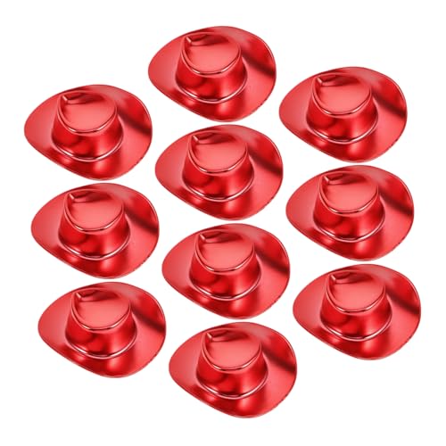 BESTonZON 10 Stück Teiliges Mini Cowgirl Hüte aus Leichte Stabile Miniatur Western Hüte für DIY Puppendekoration Wiederverwendbar für Party Geburtstag und Puppenzubehör BESTonZON 10 Stück Teiliges Mini Cowgirl Hüte aus Leichte Stabile Miniatur Western Hüte für DIY Puppendekoration Wiederverwendbar für Party Geburtstag und Puppenzubehör von BESTonZON