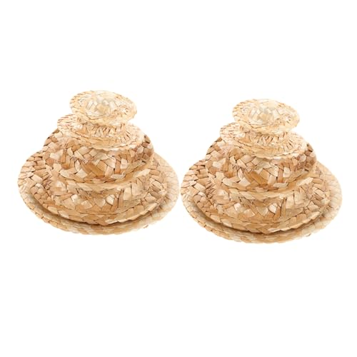 BESTonZON 10 Stück Teiliges Mini Handgefertigt Vielseitig für DIY bastelprojekte Leichte Robuste Mini hüte für Puppenhausdeko und Kreative Figurenaccessoires BESTonZON 10 Stück Teiliges Mini Handgefertigt Vielseitig für DIY bastelprojekte Leichte Robuste Mini hüte für Puppenhausdeko und Kreative Figurenaccessoires von BESTonZON