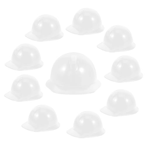 BESTonZON 10 Stück Teiliges Mini Sicherheitshelm aus Kunststoff Roter Mini Baustellenhelm zur Puppendekoration Langlebig Multifunktional für Spielspaß und Puppenhäuser BESTonZON 10 Stück Teiliges Mini Sicherheitshelm aus Kunststoff Roter Mini Baustellenhelm zur Puppendekoration Langlebig Multifunktional für Spielspaß und Puppenhäuser von BESTonZON