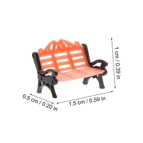 BESTonZON 10 Stück Teiliges Miniatur Modellset mit Filigranen Details Miniatur Gartenbank für Puppenhaus Dekorative Miniaturmöbel für Feengärten und Wohnaccessoires BESTonZON 10 Stück Teiliges Miniatur Modellset mit Filigranen Details Miniatur Gartenbank für Puppenhaus Dekorative Miniaturmöbel für Feengärten und Wohnaccessoires von BESTonZON