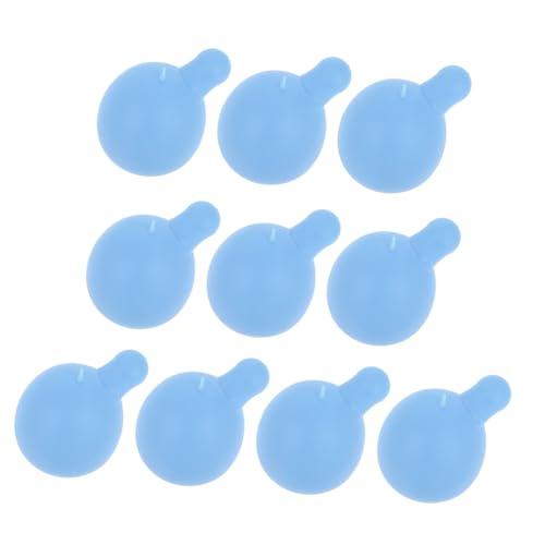 BESTonZON 10 Stück Teiliges PVC Bubble Core für DIY Blaspuppen Weiße Squeeze Stress Bälle als Ersatzspielzeug Vielseitig für Kreatives Basteln und Sensorische Kauspielzeuge für Eltern von BESTonZON