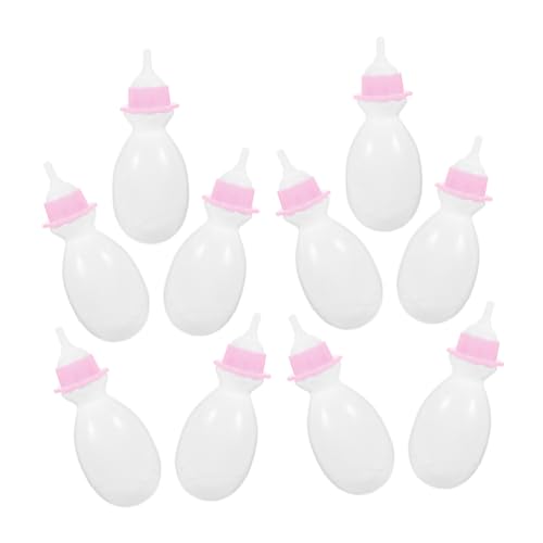 BESTonZON 10 Stück Teiliges Puppenflaschen Niedliche Miniatur Milchflaschen für Rollenspiele Puppenzubehör für Langlebiges Material und Vielseitig Einsetzbar BESTonZON 10 Stück Teiliges Puppenflaschen Niedliche Miniatur Milchflaschen für Rollenspiele Puppenzubehör für Langlebiges Material und Vielseitig Einsetzbar von BESTonZON