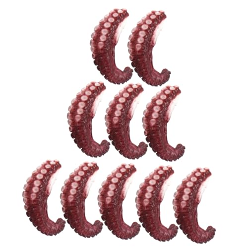 BESTonZON 10 Stück Teiliges Realistische Künstliche Tentakel Modelle Lebensechte Japanische Meeresfrüchte Nachbildung aus Robustem Dekorative Fake Food Deko für Aquarium Zubehör und Food BESTonZON 10 Stück Teiliges Realistische Künstliche Tentakel Modelle Lebensechte Japanische Meeresfrüchte Nachbildung aus Robustem Dekorative Fake Food Deko für Aquarium Zubehör und Food von BESTonZON