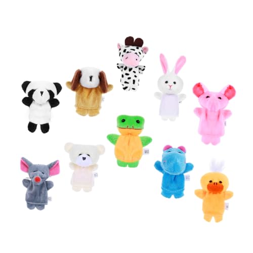 BESTonZON 10 Stück Teiliges Tierische Fingerpuppen aus Weichem Material Interaktive Handpuppen für Kleinkinder zur Beruhigung und Unterhaltung Vielseitiges für Halloween Spaß BESTonZON 10 Stück Teiliges Tierische Fingerpuppen aus Weichem Material Interaktive Handpuppen für Kleinkinder zur Beruhigung und Unterhaltung Vielseitiges für Halloween Spaß von BESTonZON