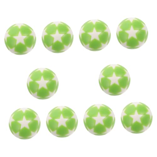 BESTonZON 10 Stück Teiliges Tischfußball Ersatzbälle Farbenfrohe Kickertisch Bälle aus Robustem Glatte Oberfläche für Bessere Kontrolle Geeignet für Tischkicker Spiele und Partyzubehör BESTonZON 10 Stück Teiliges Tischfußball Ersatzbälle Farbenfrohe Kickertisch Bälle aus Robustem Glatte Oberfläche für Bessere Kontrolle Geeignet für Tischkicker Spiele und Partyzubehör von BESTonZON