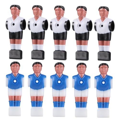 BESTonZON 10 Stück Teiliges Tischfußball Spielerfiguren Ersatzteile Langlebige Glatte Oberfläche Turnierfähige Fußballspieler Puppen für Kickertisch zum Austauschen und Spielspaß Erhöhen BESTonZON 10 Stück Teiliges Tischfußball Spielerfiguren Ersatzteile Langlebige Glatte Oberfläche Turnierfähige Fußballspieler Puppen für Kickertisch zum Austauschen und Spielspaß Erhöhen von BESTonZON