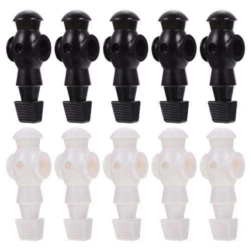 BESTonZON 10 Stück Teiliges Tischfußballfiguren für Tischfußballmaschine Hochwertige Spieler Strapazierfähigem Harz Schwarz und Weiß für Stundenlangen Spielspaß BESTonZON 10 Stück Teiliges Tischfußballfiguren für Tischfußballmaschine Hochwertige Spieler Strapazierfähigem Harz Schwarz und Weiß für Stundenlangen Spielspaß von BESTonZON